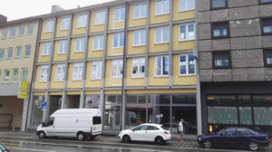 Die Gleißbühlstraße 13 heute. Die historischen Gebäude sind nicht mehr erhalten.